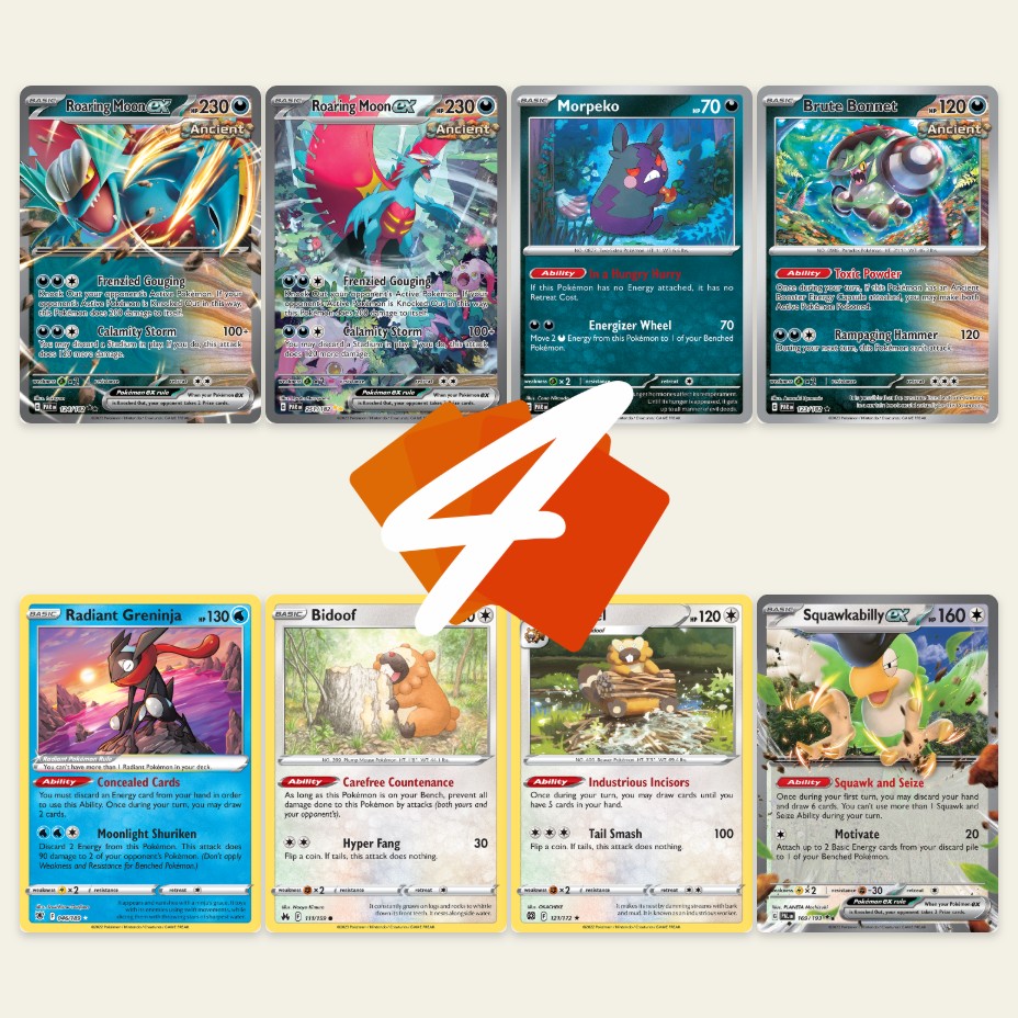 Upgrading the Free Roaring Moon ex Deck on PTCGL